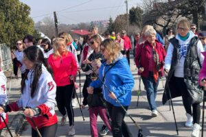 09.03.2025. Sandomierz. Dzień Kobiet na sportowo / Fot. Grażyna Szlęzak - Radio Kielce