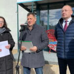 20.03.2025. Sandomierz. Konferencja PiS. / Fot. Grażyna Szlęzak - Radio Kielce