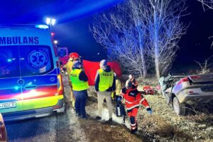 02.03.2025. Obice. Śmiertelny wypadek / Fot. Policja