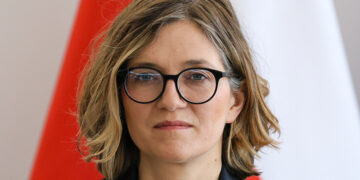 24.03.2025. Warszawa. Kandydatka Nowej Lewicy, wicemarszałkini Senatu Magdalena Biejat / Fot. PAP - Paweł Supernak
