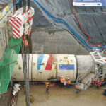 31.03.2025. Męcina (woj. małopolskie). Budowa tunelu kolejowego w Męcinie / Fot. PAP - Grzegorz Momot