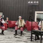 29.03.2025. Studio Gram Radia Kielce. Kapela Rykoszyn / Fot. Radio Kielce