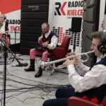 29.03.2025. Studio Gram Radia Kielce. Kapela Rykoszyn / Fot. Radio Kielce