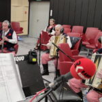 29.03.2025. Studio Gram Radia Kielce. Kapela Rykoszyn / Fot. Radio Kielce