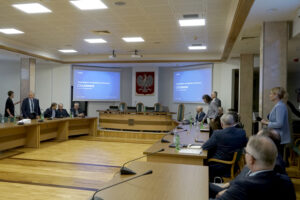 19.03.2025 Konferencja na Politechnice Świętokrzyskiej dot. budowy Centrum Zarządzania Kryzysowego. / Fot. Aleksandra Kwaśniewska - Radio Kielce