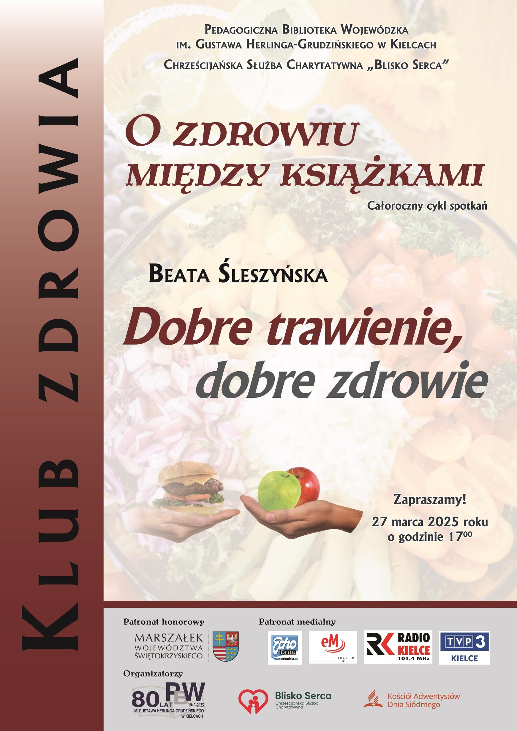 O zdrowiu między książkami – trzecie spotkanie - Radio Kielce
