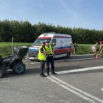 17.04.2025. Jasionna. Wypadek / źródło: KPP Jędrzejów