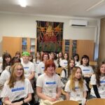 25.04.2025. Kielce. Państwowe Liceum Plastyczne. Wystawa inspirowana sztuką i kulturą Irlandii / Fot. Daniel Lenart - Radio Kielce