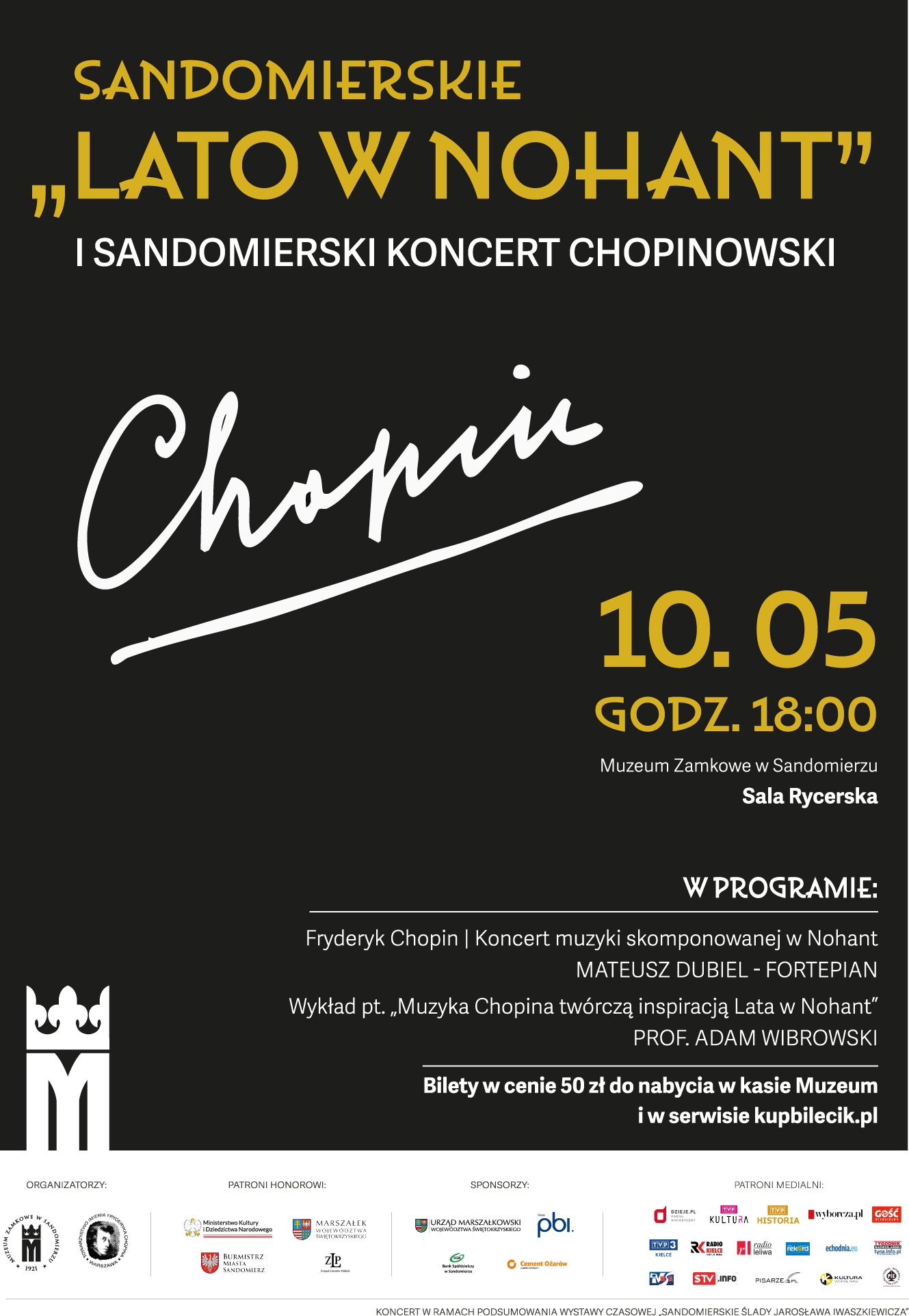 Koncert na finał wystawy „Sandomierskie ślady Jarosława Iwaszkiewicza” - Radio Kielce
