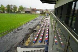25.04.2025. Kazimierza Wielka. Stadion po modernizacji / Fot. Kamil Król - Radio Kielce