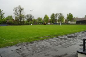 25.04.2025. Kazimierza Wielka. Stadion po modernizacji / Fot. Kamil Król - Radio Kielce