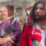 13.04.2025. Szydłów. Misterium Męki Pańskiej / Fot. Grażyna Szlęzak - Radio Kielce