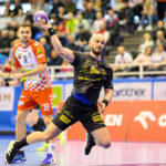 Chrobry wysoko pokonany. Industria wiceliderem tabeli po sezonie zasadniczym - Radio Kielce 05.04.2025.Głogów. Mecz 26. Kolejki Ekstraklasy piłkarzy ręcznych - KGHM Chrobry Głogów – Industria Kielce / Fot. PAP/Przemysław Karolczuk