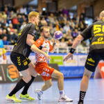 Chrobry wysoko pokonany. Industria wiceliderem tabeli po sezonie zasadniczym - Radio Kielce 05.04.2025.Głogów. Mecz 26. Kolejki Ekstraklasy piłkarzy ręcznych - KGHM Chrobry Głogów – Industria Kielce / Fot. PAP/Przemysław Karolczuk