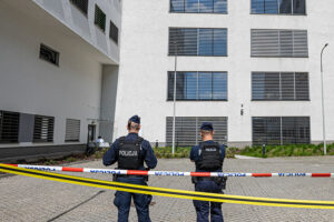 29.04.2025. Szpital Uniwersytecki w Krakowie, w którym doszło do zabójstwa lekarza / Fot. PAP/Art Service