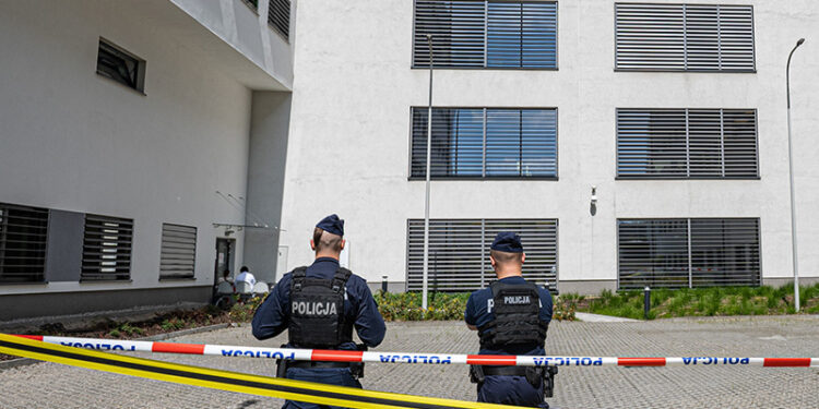 29.04.2025. Szpital Uniwersytecki w Krakowie, w którym doszło do zabójstwa lekarza / Fot. PAP/Art Service