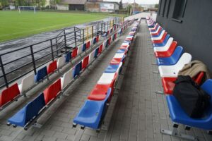 25.04.2025. Kazimierza Wielka. Stadion po modernizacji / Fot. Kamil Król - Radio Kielce