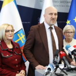 03.04.2025. Kielce. Konferencja nt. pożyczek dla przedsiębiorców oraz jednostek samorządu terytorialnego na budowę lub rozbudowę instalacji do produkcji energii elektrycznej lub cieplnej z odnawialnych źródeł energii / Fot. Wiktor Taszłow - Radio Kielce