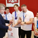 03.04.2025. Kielce. Spotkanie medalistów XII Światowych Zimowych Igrzysk Olimpiad Specjalnych w Turynie z wojewodą świętokrzyskim / Fot. Wiktor Taszłow - Radio Kielce