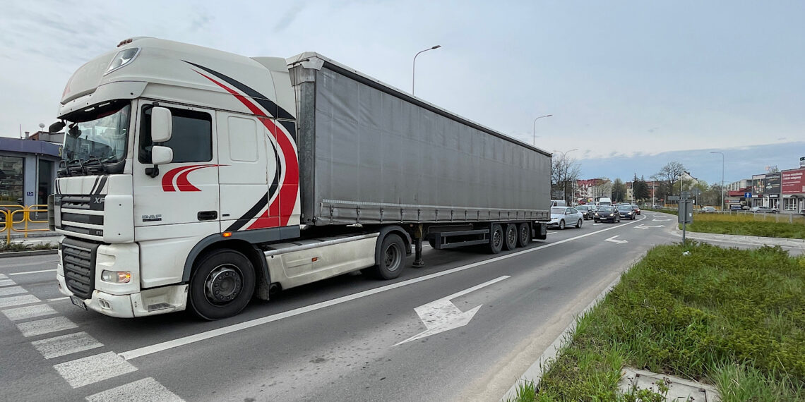 TIR, ciężarówka / Fot. Wiktor Taszłow - Radio Kielce