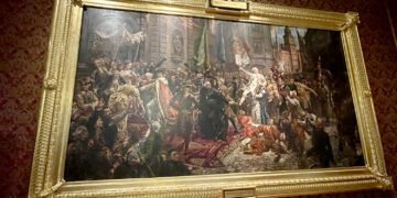 Warszawa. Zamek Królewski. „Konstytucja 3 Maja 1791 roku – obraz Jana Matejki” / Fot. Robert Felczak - Radio Kielce