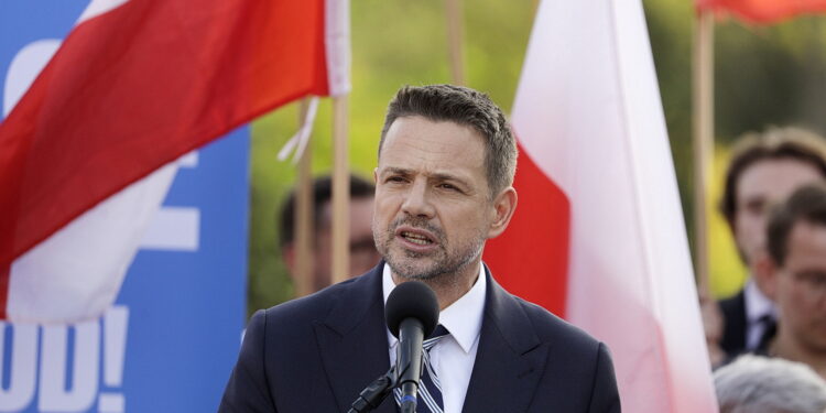 Wybory Prezydenta RP 2025 - kampania. Na zdjęciu: kandydat KO w zbliżających się wyborach prezydenta RP, prezydent Warszawy Rafał Trzaskowski / Fot. Jarosław Kubalski - Radio Kielce