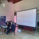 08.05.2025. Sandomierz. Spotkanie z wiceminister kultury Bożeną Żelazowską, generalnym konserwatorem zabytków / Fot. Grażyna Szlęzak - Radio Kielce