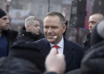 Popierany przez PiS kandydat na prezydenta Karol Nawrocki / Fot. Radio Kielce – Jarosław Kubalski