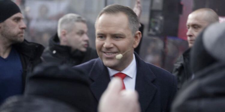 Popierany przez PiS kandydat na prezydenta Karol Nawrocki / Fot. Radio Kielce – Jarosław Kubalski