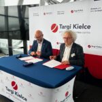01.04.2025. Kielce. Targi Kielce. Podpisanie umowy o współpracy między Targami Kielce, a Skarżyskiem-Kamienną / Fot. Daniel Czwartosz - Radio Kielce