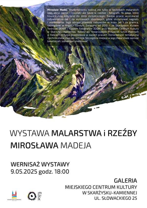 Malarstwo i rzeźba Mirosława Madeja – wernisaż wystawy - Radio Kielce
