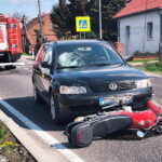 Uwaga wypadek. Motocyklista zabrany przez ratowników - Radio Kielce