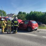 Pięć osób rannych po zderzeniu dwóch samochodów - Radio Kielce 28.05.2025. Morawica. Wypadek / Fot. Daniel Czwartosz - Radio Kielce