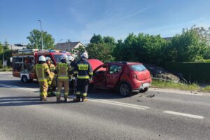 28.05.2025. Morawica. Wypadek / Fot. Daniel Czwartosz - Radio Kielce