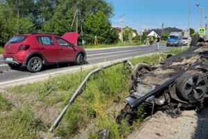 28.05.2025. Morawica. Wypadek / źródło: policja
