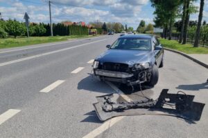 01.05.2025. Kleczanów. Wypadek / źródło: KPP Sandomierz