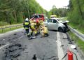 08.05.2025. Niestachów. Wypadek / Fot. PSP Kielce