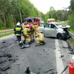 08.05.2025. Niestachów. Wypadek / Fot. PSP Kielce