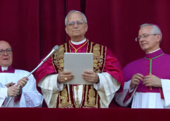 08.05. 2025. Na zdjęciu (w środku): papież Leon XIV / Fot. Vatican Media