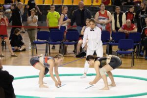 10.05.2025. Kielce. Zawody Pucharu Polski Kadetek i Kadetów, Młodziczek i Młodzików oraz Dzieci w Sumo / Fot. Adrian Dróżdż