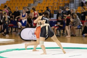 10.05.2025. Kielce. Zawody Pucharu Polski Kadetek i Kadetów, Młodziczek i Młodzików oraz Dzieci w Sumo / Fot. Adrian Dróżdż