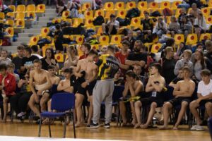 10.05.2025. Kielce. Zawody Pucharu Polski Kadetek i Kadetów, Młodziczek i Młodzików oraz Dzieci w Sumo / Fot. Adrian Dróżdż