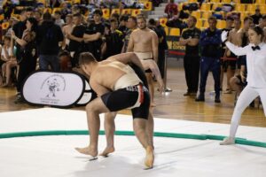 10.05.2025. Kielce. Zawody Pucharu Polski Kadetek i Kadetów, Młodziczek i Młodzików oraz Dzieci w Sumo / Fot. Adrian Dróżdż