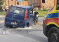 02.05.2025. Skorków, powiat włoszczowski. Wypadek / Fot. Aleksandra Kwaśniewska - Radio Kielce