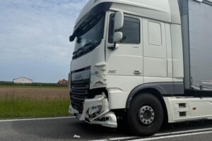 27.05.2025. Łukawa. Wypadek / źródło: KPP Sandomierz