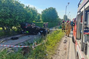 28.05.2025. Morawica. Wypadek / Fot. Daniel Czwartosz - Radio Kielce