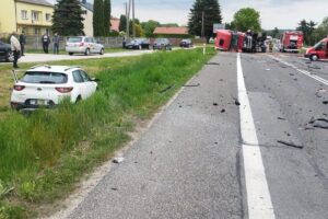 07.05.2025. Szczaworyż. Wypadek / źródło: policja