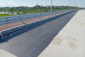 Budowa mostu na Wiśle w Sandomierzu / źródło: GDDKiA
