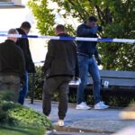 07.05.2025. Warszawa. Działania służb na terenie Kampusu Głównego UW w Warszawie / Fot. PAP/Radek Pietruszka