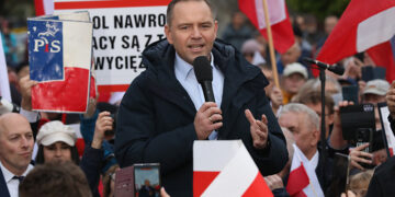Nawrocki w Białymstoku: skończę z podziałem na Polskę A i B